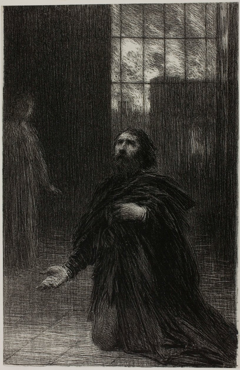 Rienzi, akte V: Het gebed van Rienzi door Henri Fantin-Latour
