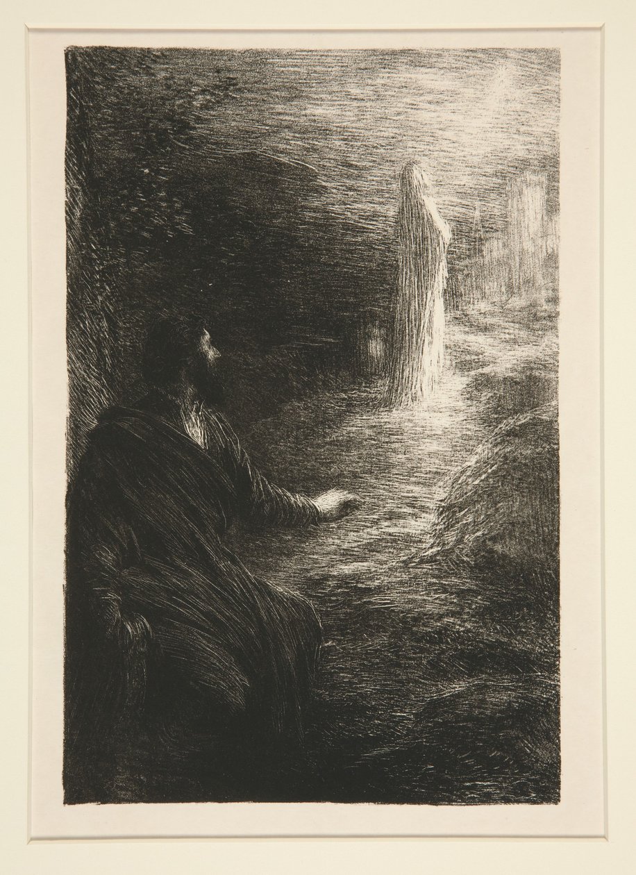 Tannhäuser: Derde bedrijf: De Avondster door Henri Fantin-Latour