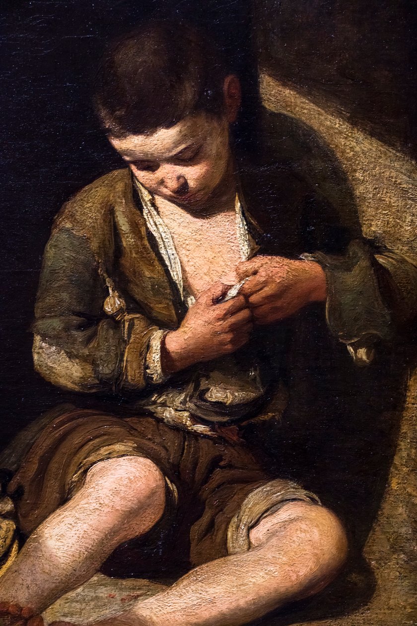 De jonge bedelaar naar Murillo door Henri Fantin-Latour