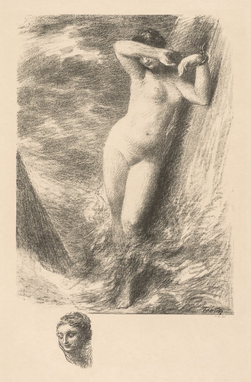 Andromeda door Ignace Henri Jean Fantin Latour