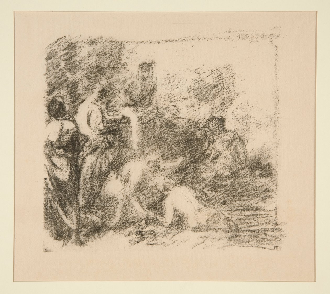 Baadsters door Ignace Henri Jean Fantin Latour