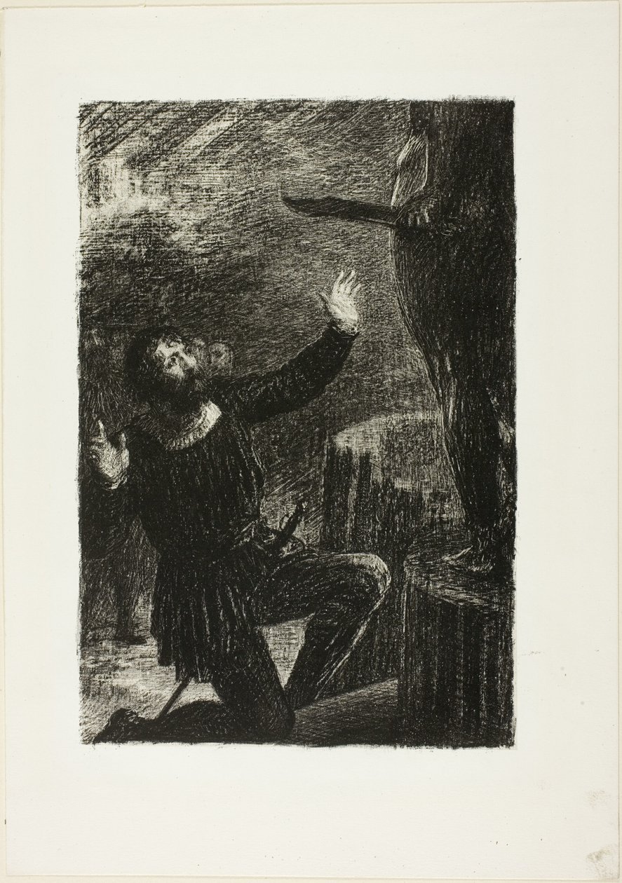 Benvenuto Cellini, Act III: Het gieten van Perseus door Ignace Henri Jean Fantin Latour