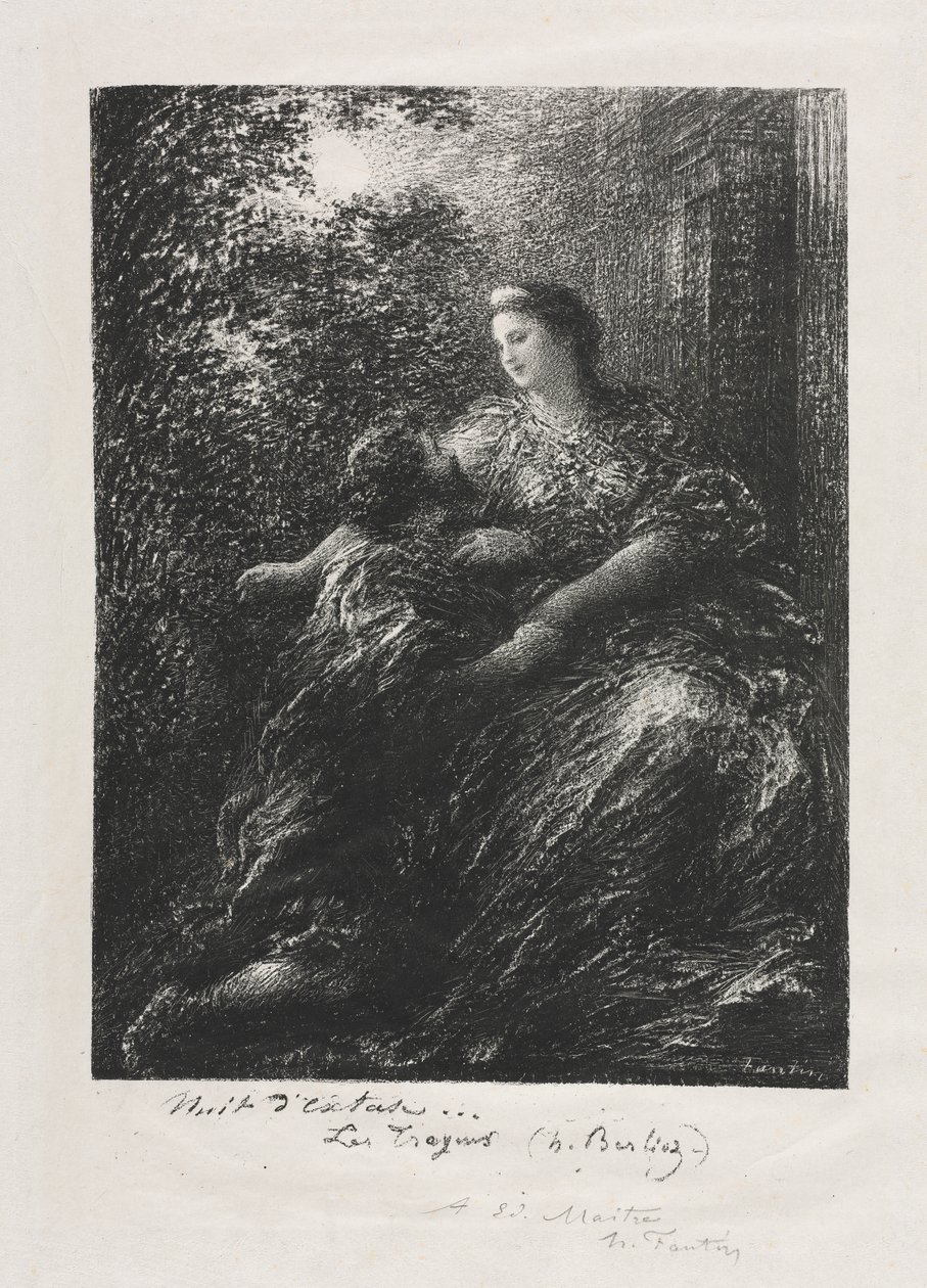 Duet van de Trojanen door Ignace Henri Jean Fantin Latour
