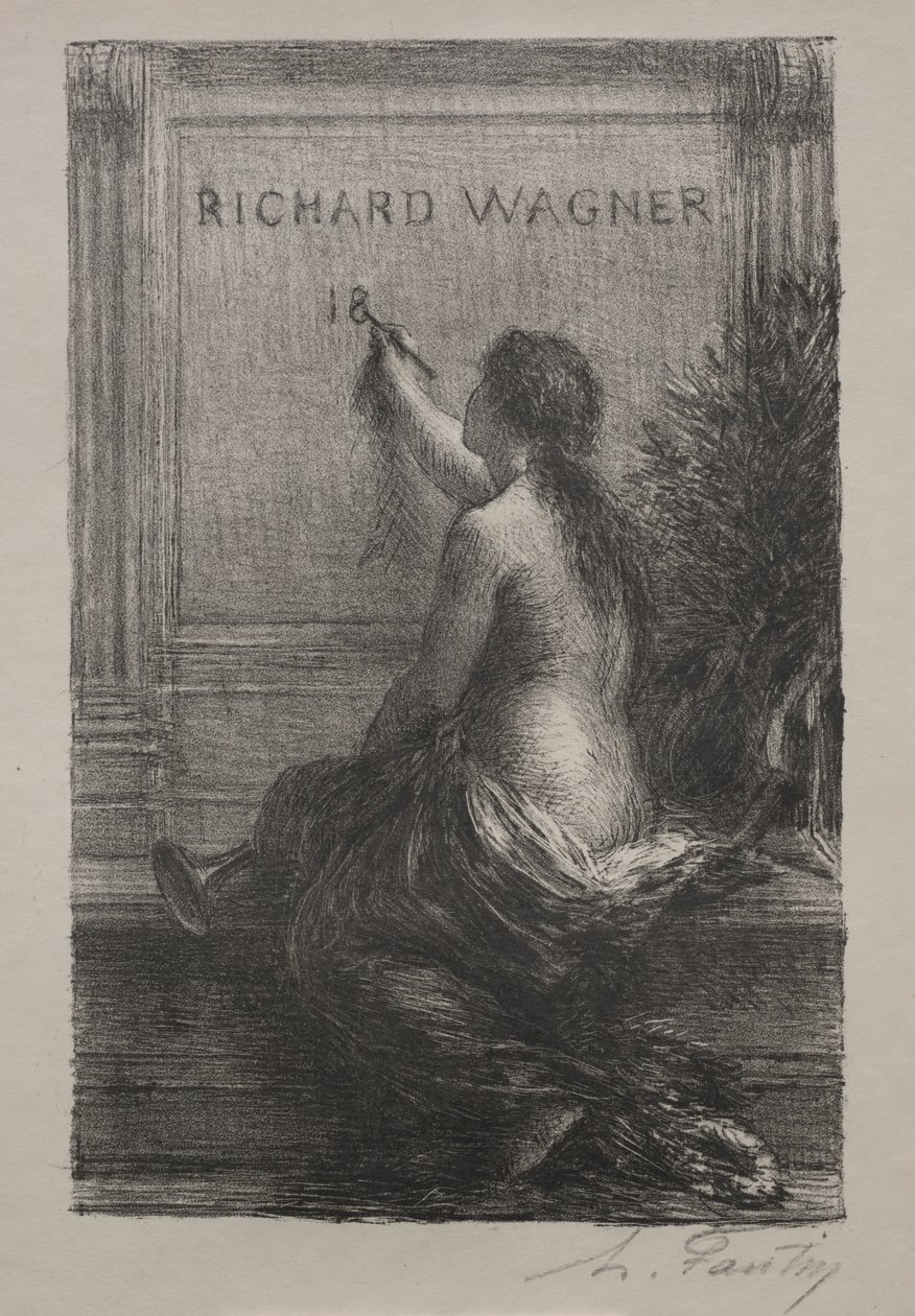 Onsterfelijkheid door Ignace Henri Jean Fantin Latour