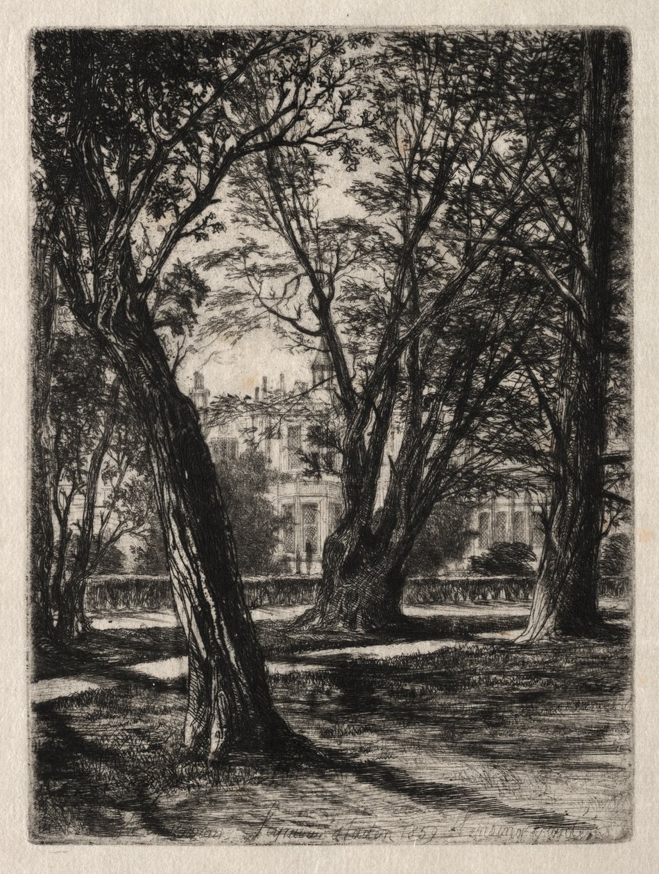 Kensington Tuinen door Ignace Henri Jean Fantin Latour