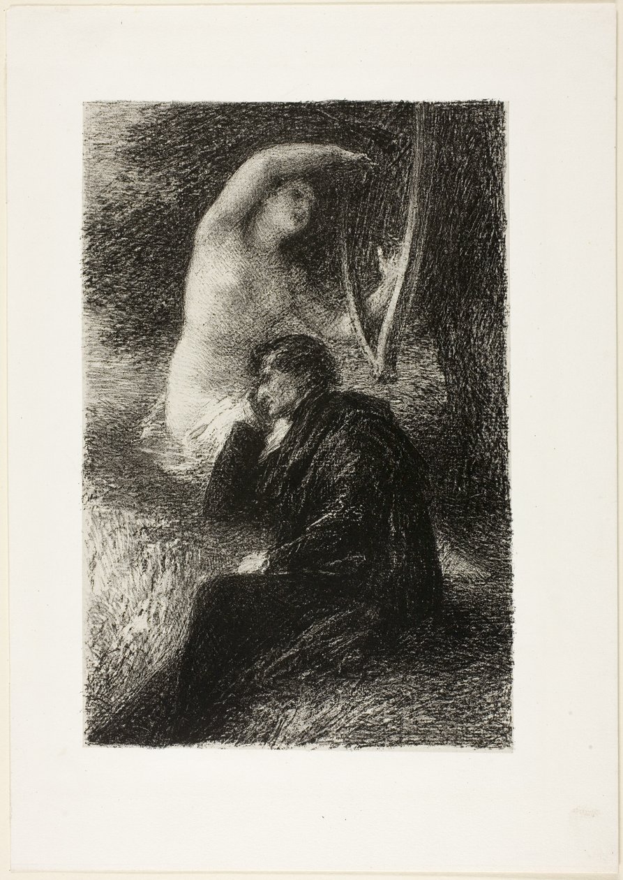 Lélio: De Aeolische Harp, uit Hector Berlioz, zijn leven en werken door Ignace Henri Jean Fantin Latour
