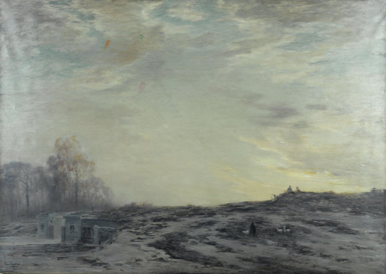 De Voorstad van Parijs in de buurt van de vestingwerken, ca. 1923 door Henri Foreau