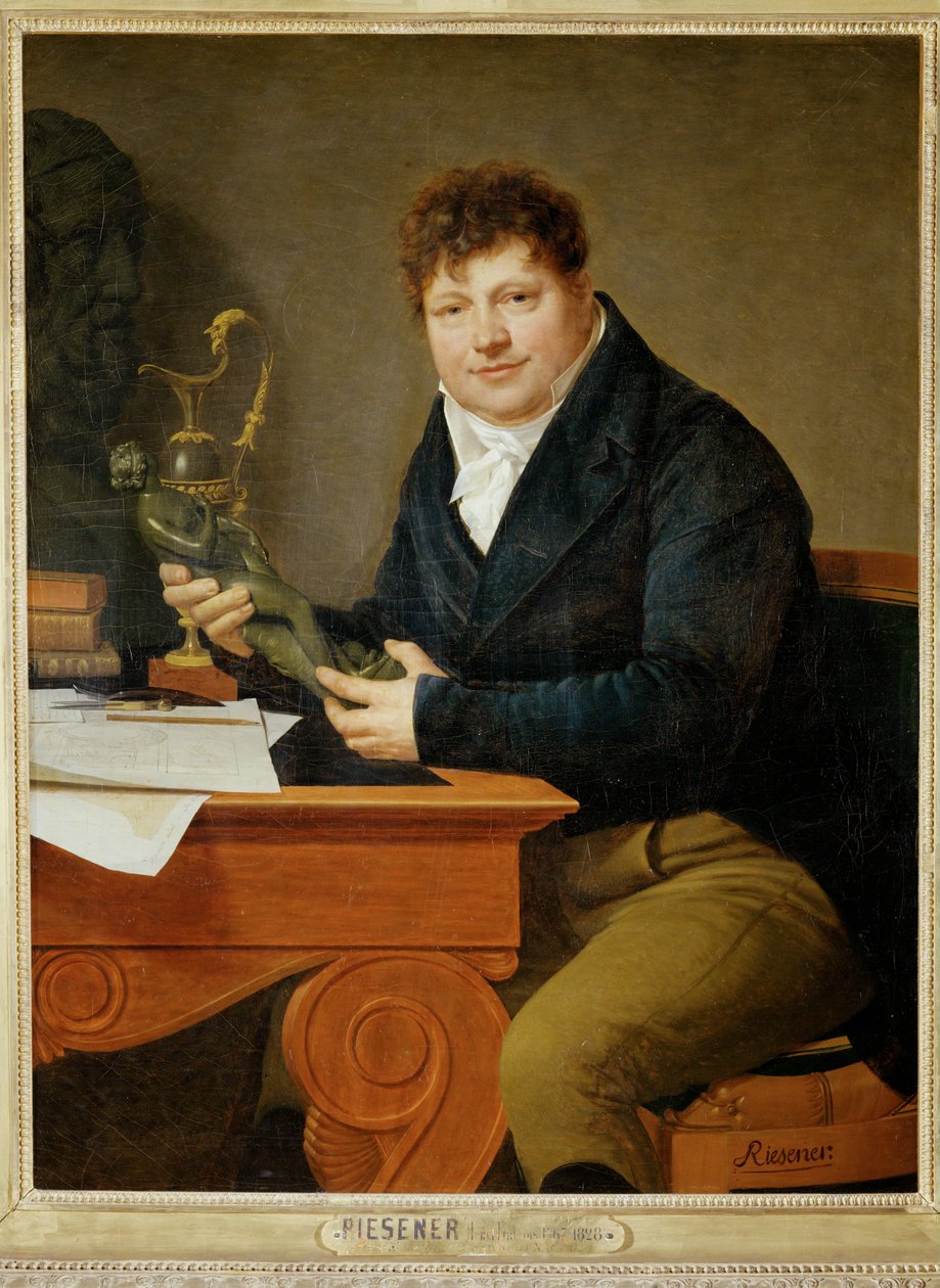 Antoine-Andre Ravrio, Keizerlijk bronssmid, neef van de kunstenaar ... door Henri Francois Riesener