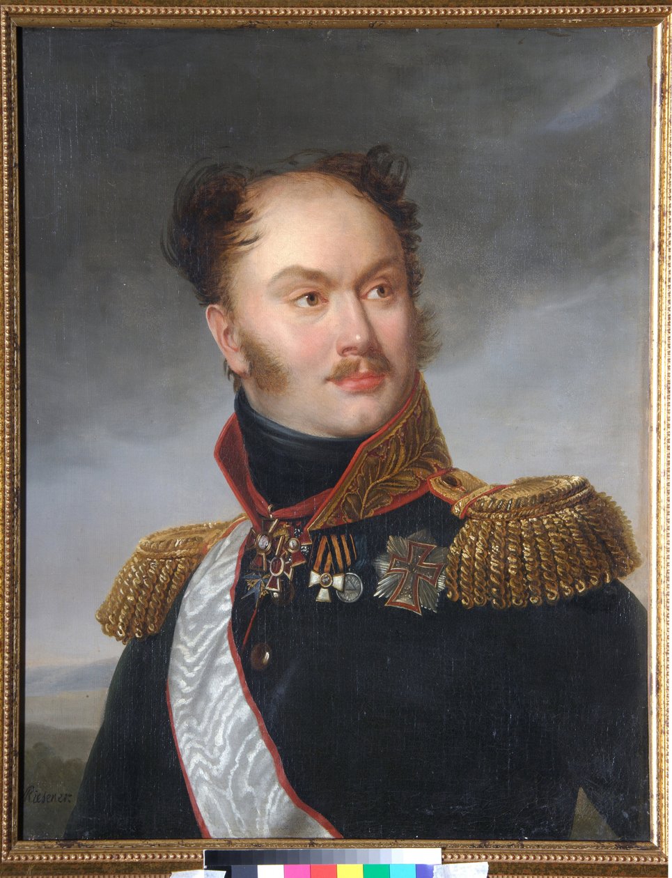 Portret van graaf Mikhail Fyodorovich Orlov (1788-1842) door Henri Francois Riesener