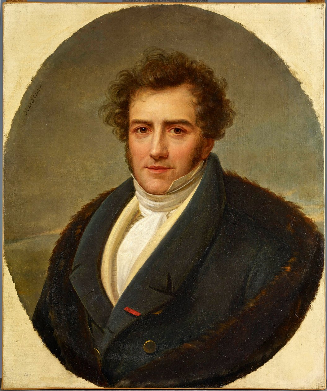 Portret van de componist François-Adrien Boieldieu (1775-1834), door Riesener, Henri-François (1767-1828) door Henri Francois Riesener