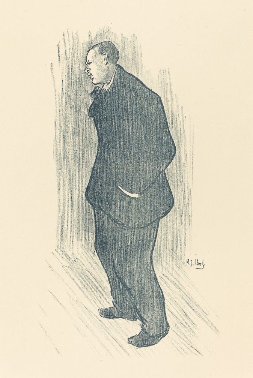 Acteur door Henri Gabriel Ibels
