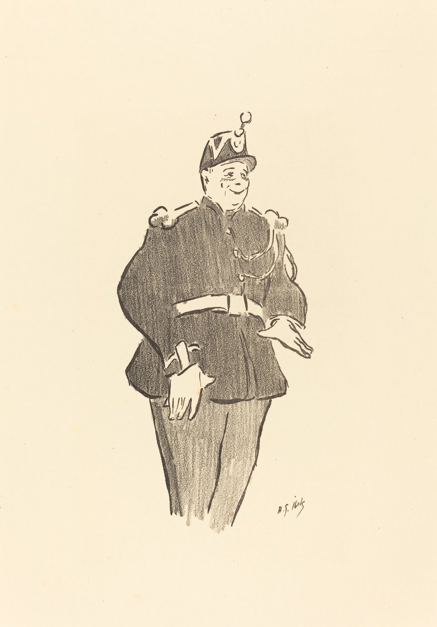 Gendarme door Henri Gabriel Ibels