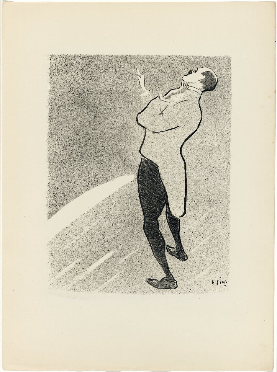 Kam-Hill, van Le Café-Concert door Henri Gabriel Ibels