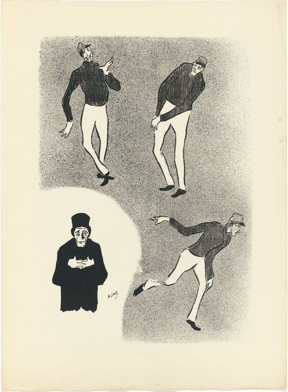 Ouvrard, van Le Café-Concert door Henri-Gabriel Ibels