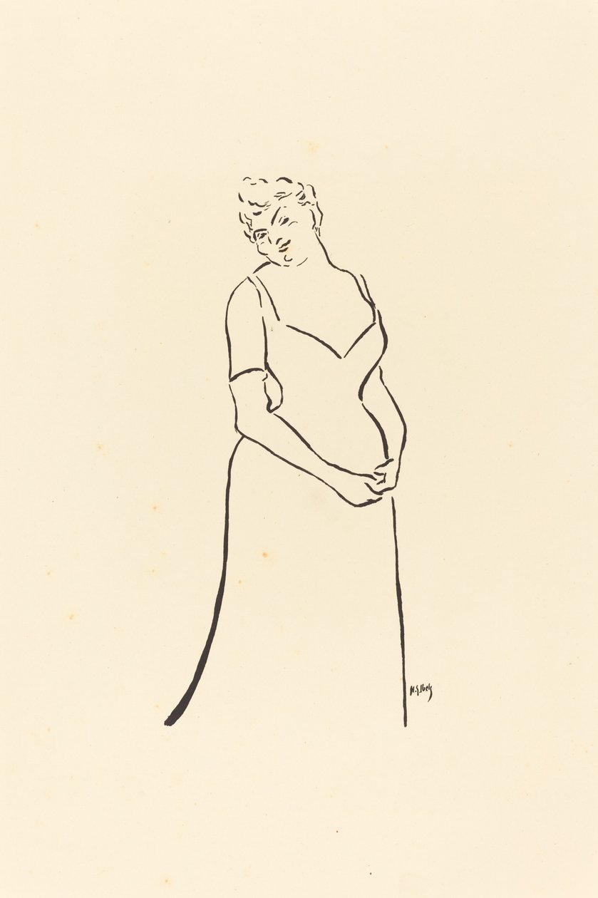 Paula Brebion? door Henri Gabriel Ibels
