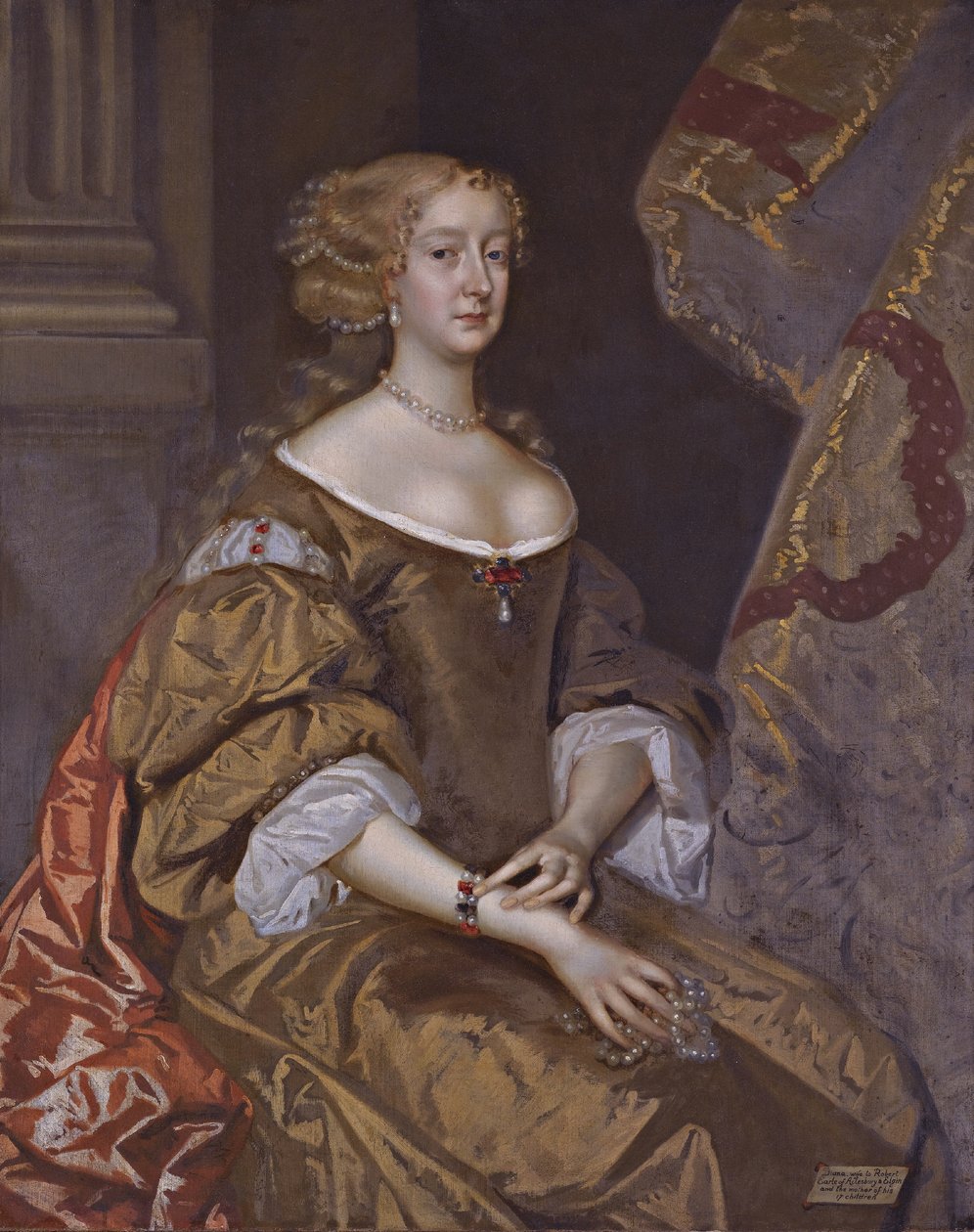 Diana, gravin van Ailsbury (ca 1631 - 1689) door Henri Gascar