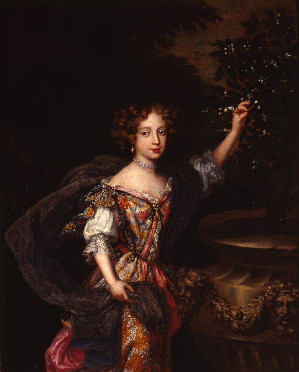 Een portret van Elizabeth, Hertogin van Somerset door Henri Gascars