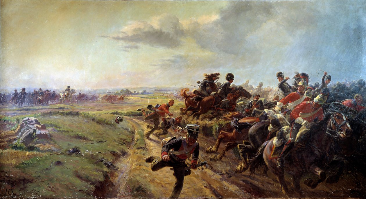 De vooravond van Waterloo door Henri Georges Jacques Chartier
