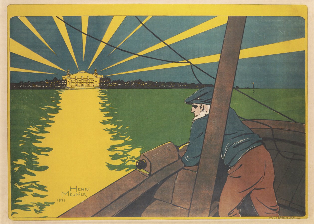 Casino Blankenberge, 1896 door Henri Georges Meunier