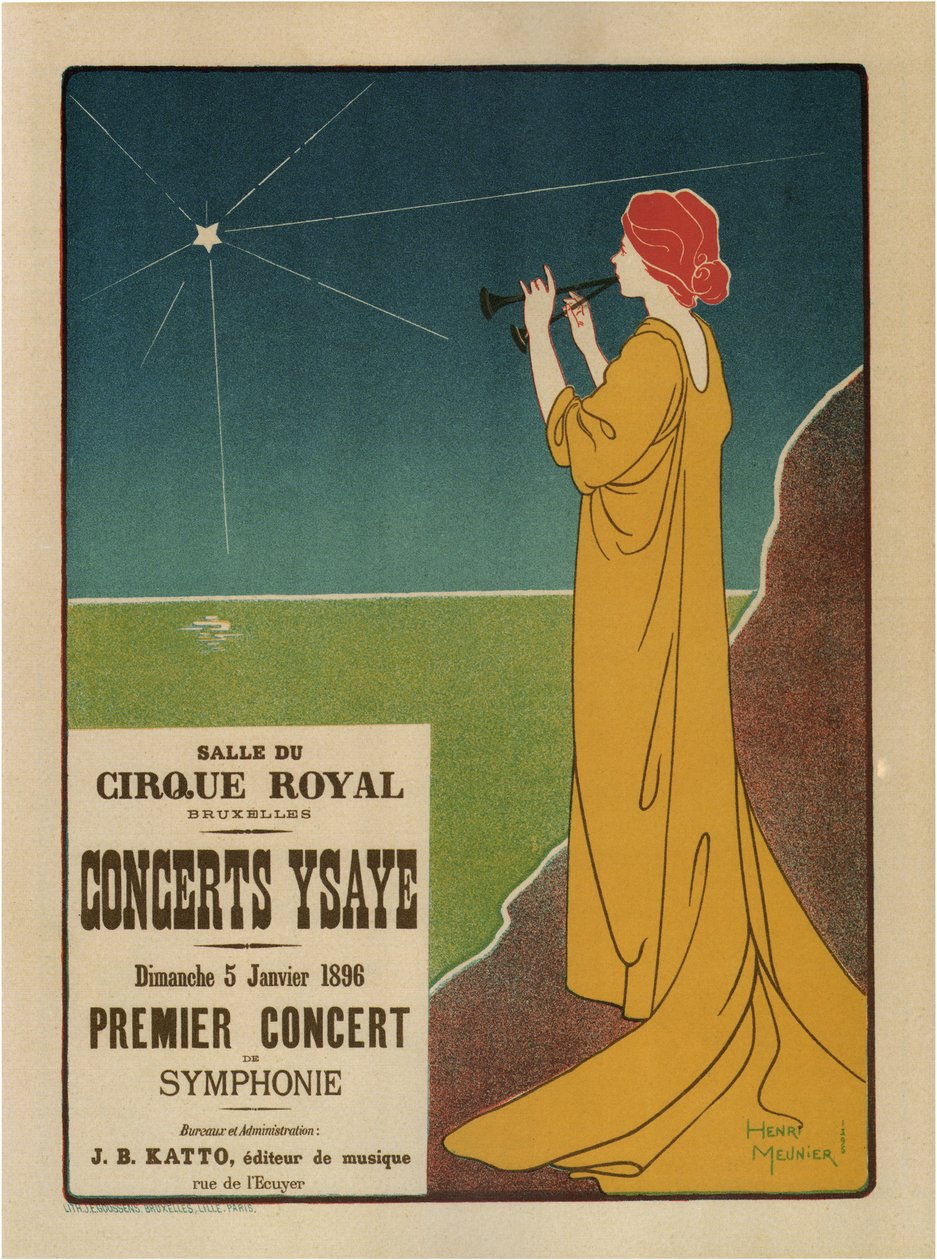 Concerten Ysaÿe door Henri Georges Meunier