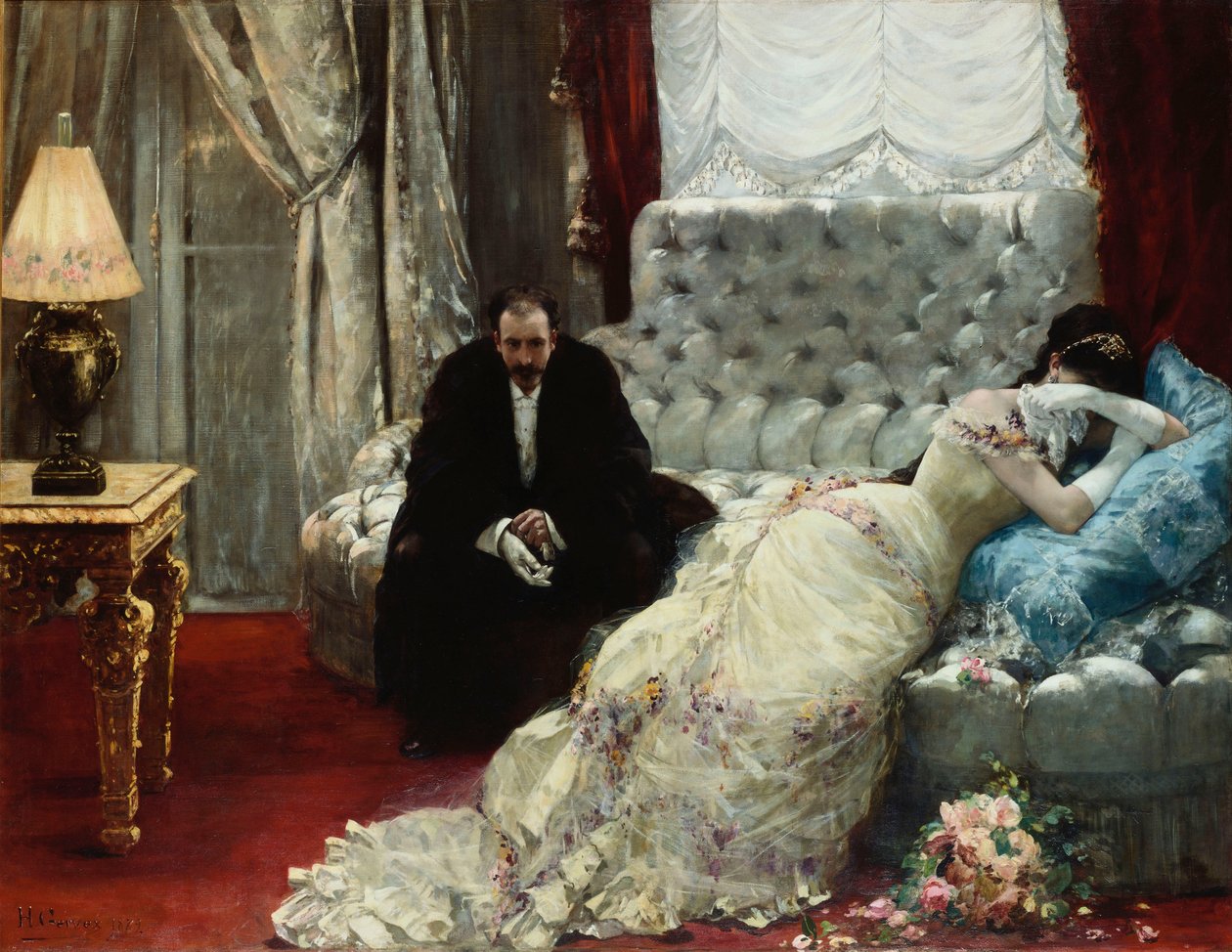Terugkeer van het bal, 1879 door Henri Gervex