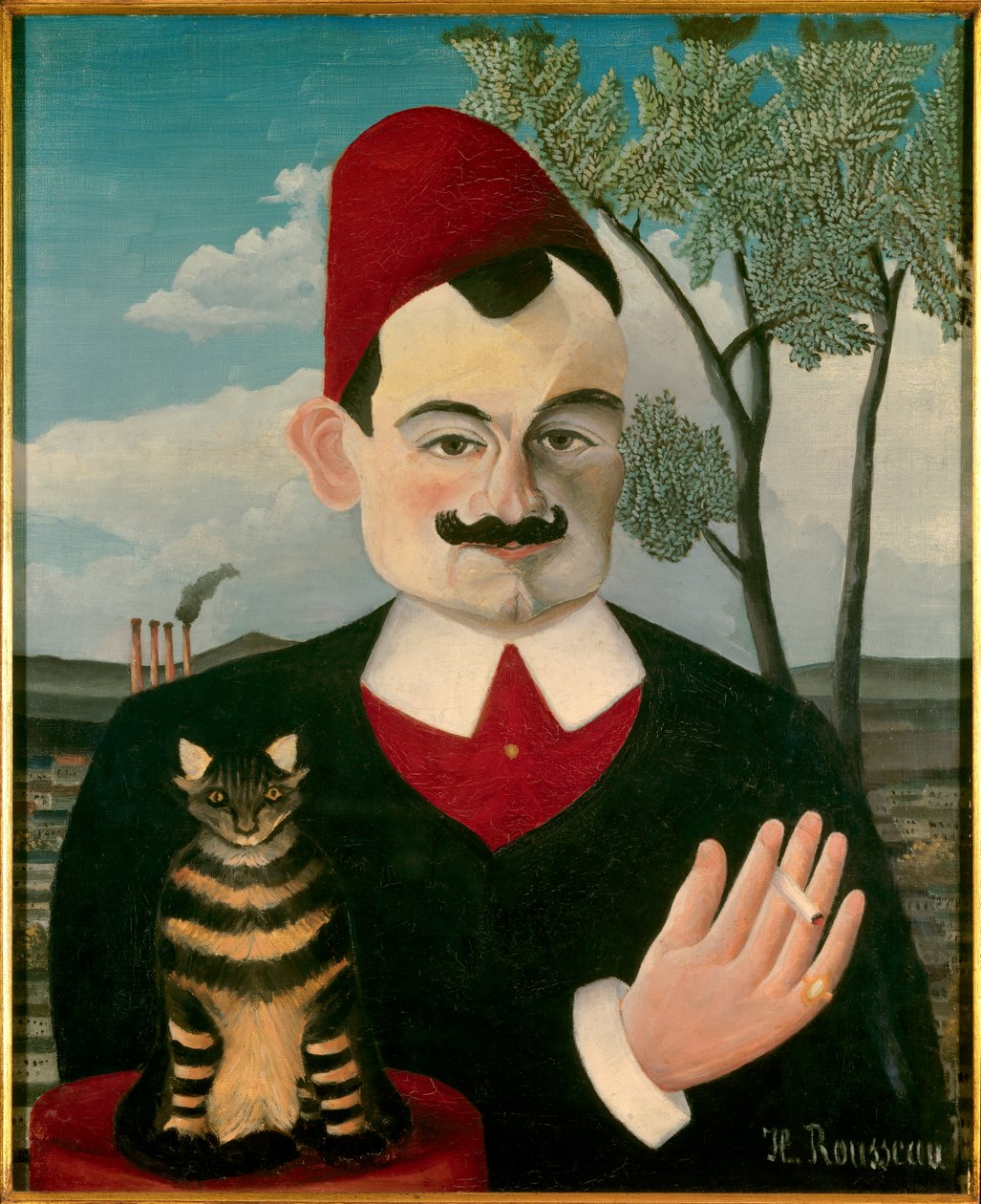 Portret van Pierre Loti door Henri J.F. Rousseau