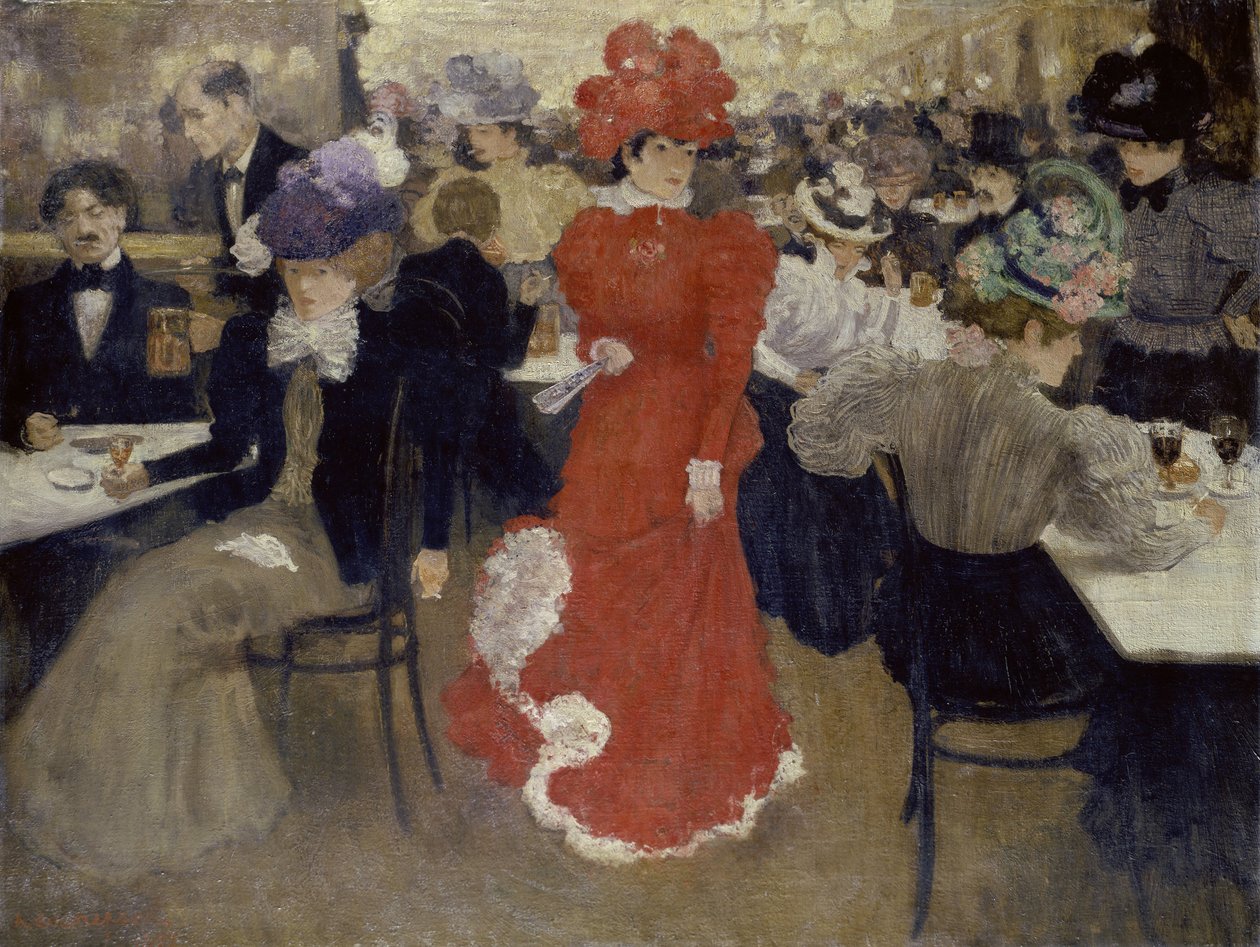 In het Café d