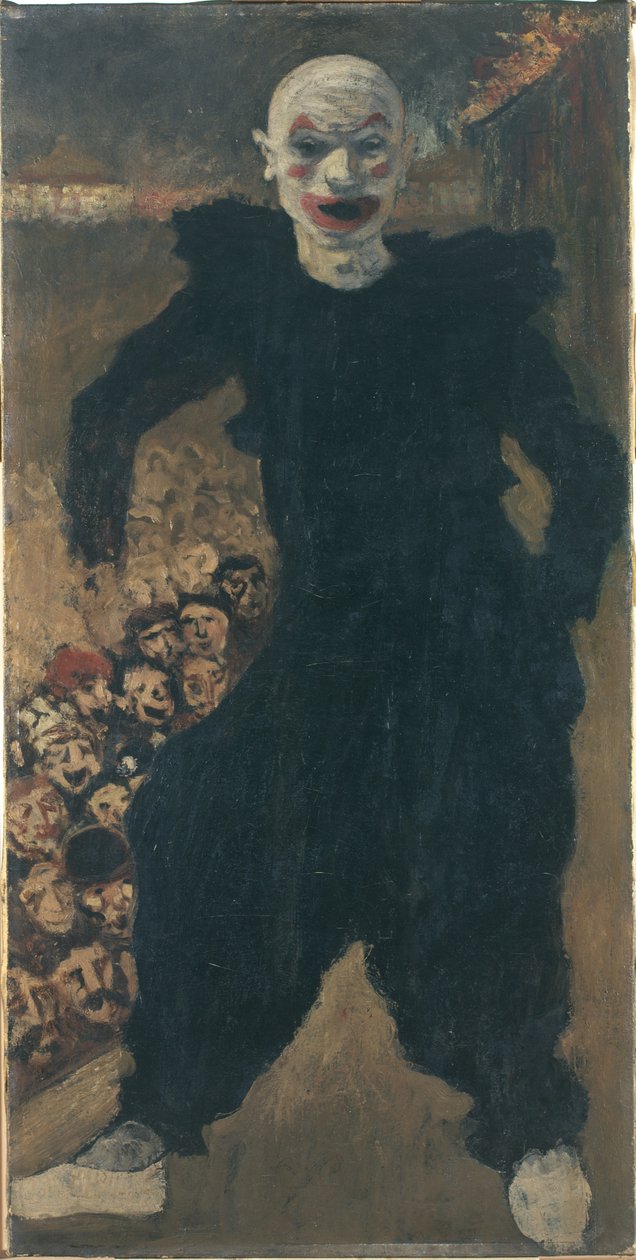 De clown door Henri Jacques Edouard Evenepoel