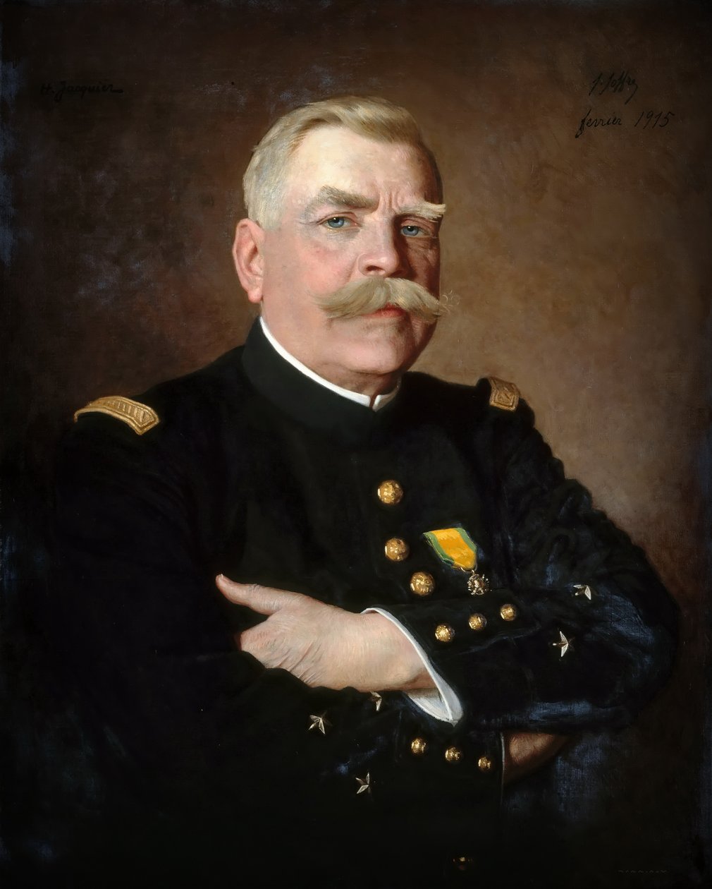 Portret van Joseph Joffre 1852-1931, Maarschalk van Frankrijk door Henri Jacquier
