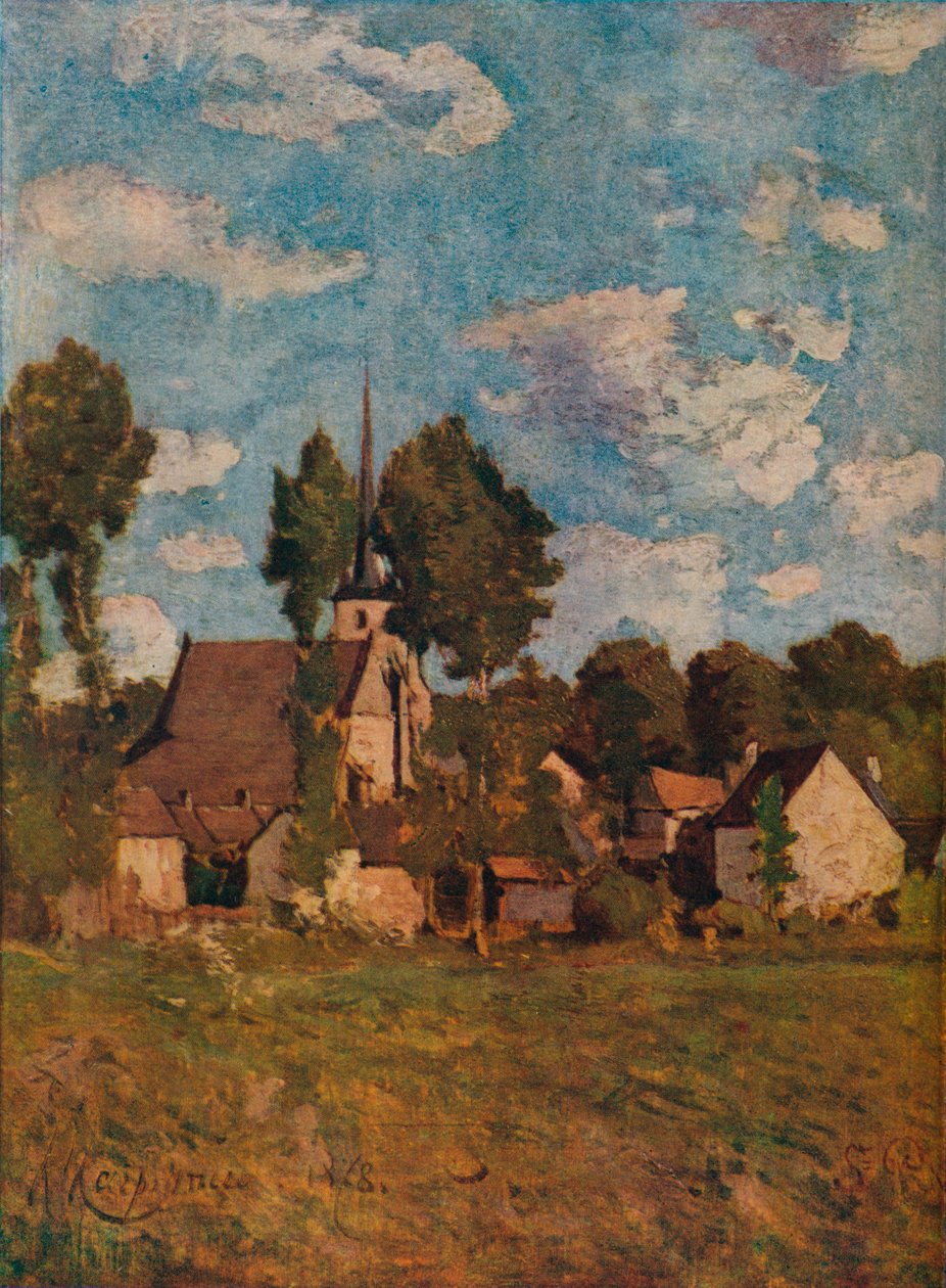 Saint-Privat, ca. 1878 door Henri Joseph Harpignies