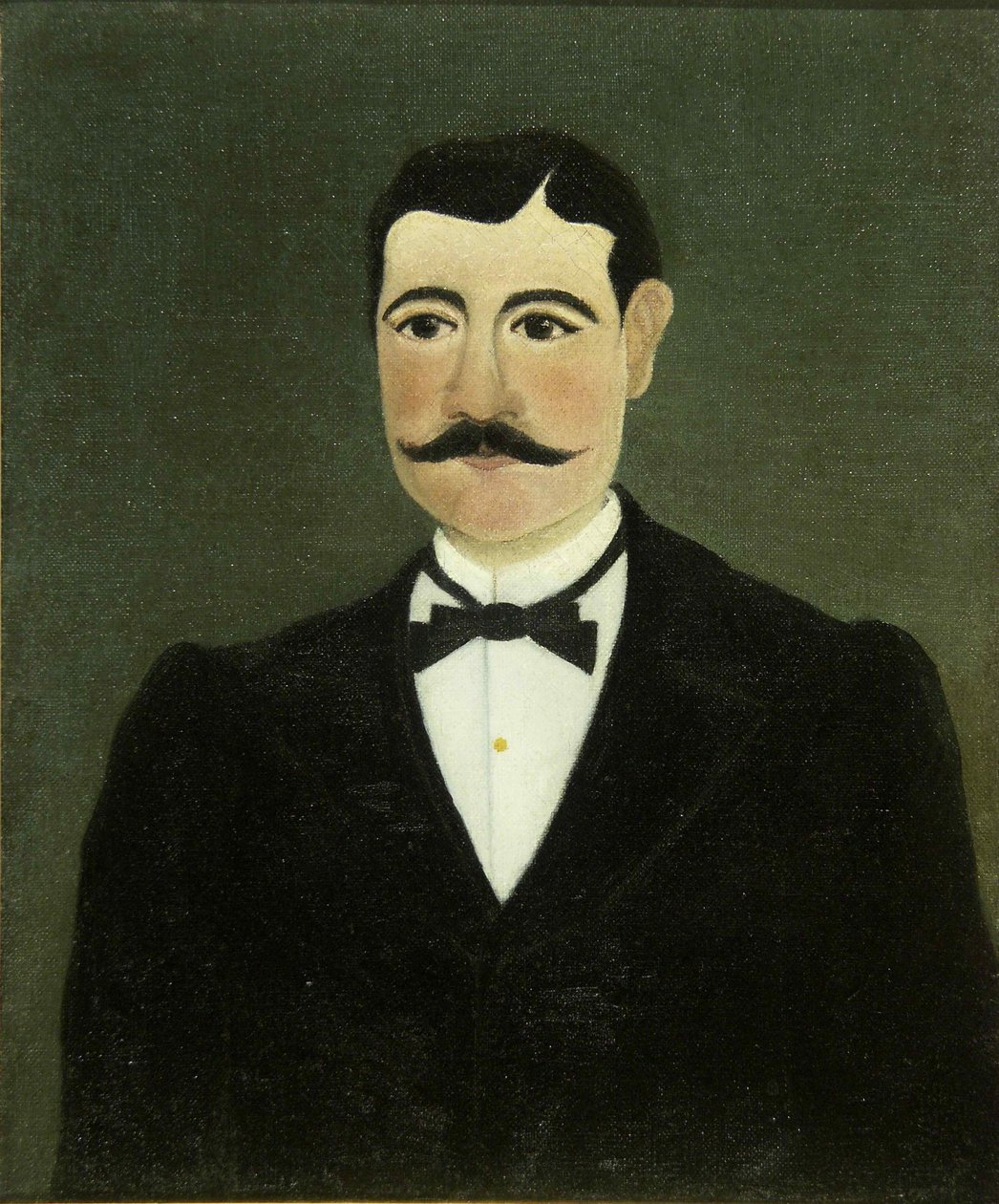 Portret van Frumence Biche in burgerkleding door Henri Julien Félix Rousseau