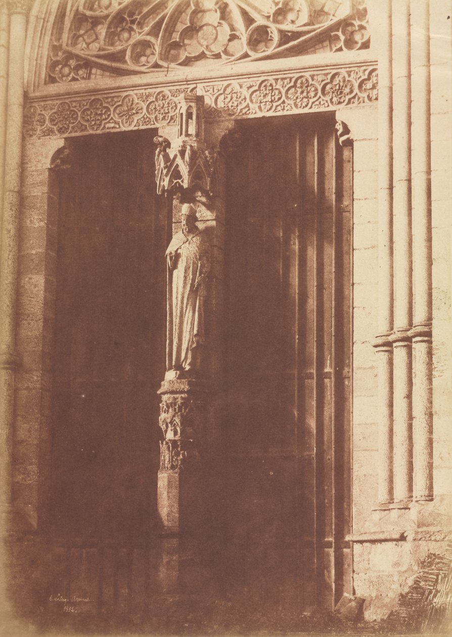 Amiens, Noordelijke Gevel van het Transept door Henri Le Secq