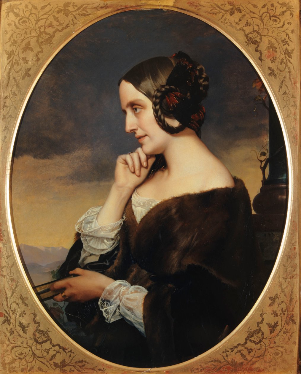Frans: Portrait de Marie de Flavigny, comtesse d