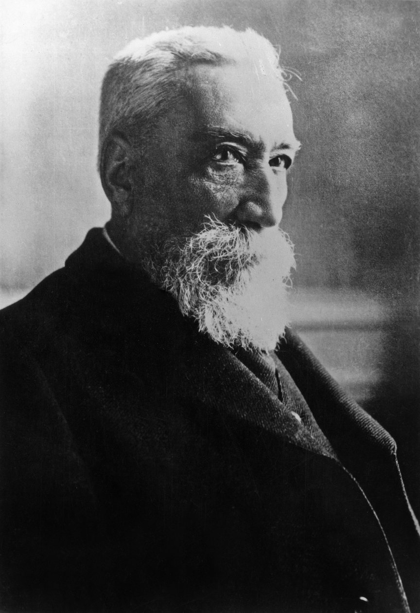 Anatole France (1844-1924) Frans schrijver, foto door Henri Manuel door Henri Manuel