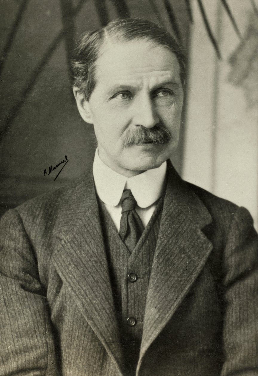 Portret van Andrew Bonar Law (foto) door Henri Manuel