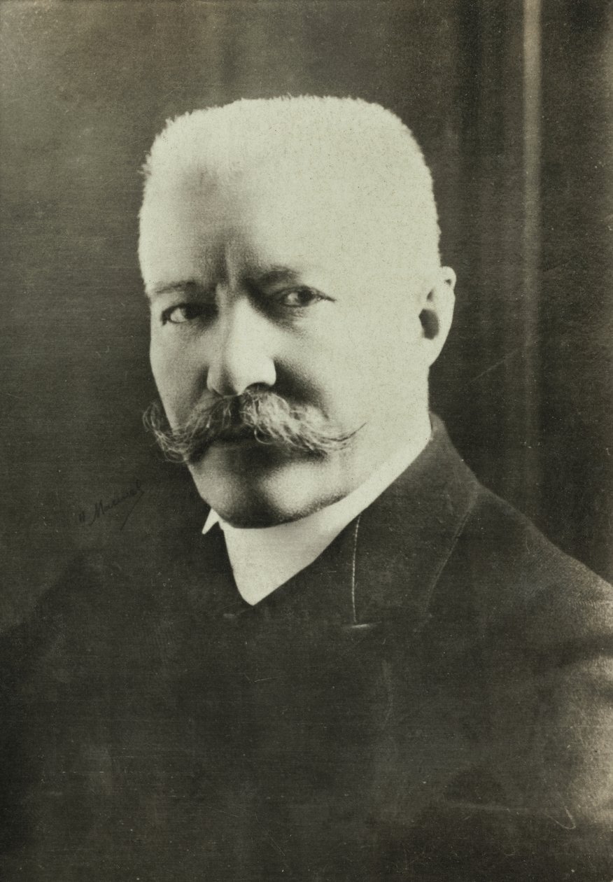 Portret van Charles Jonnart , ambassadeur bij het Vaticaan in 1921 (foto) door Henri Manuel