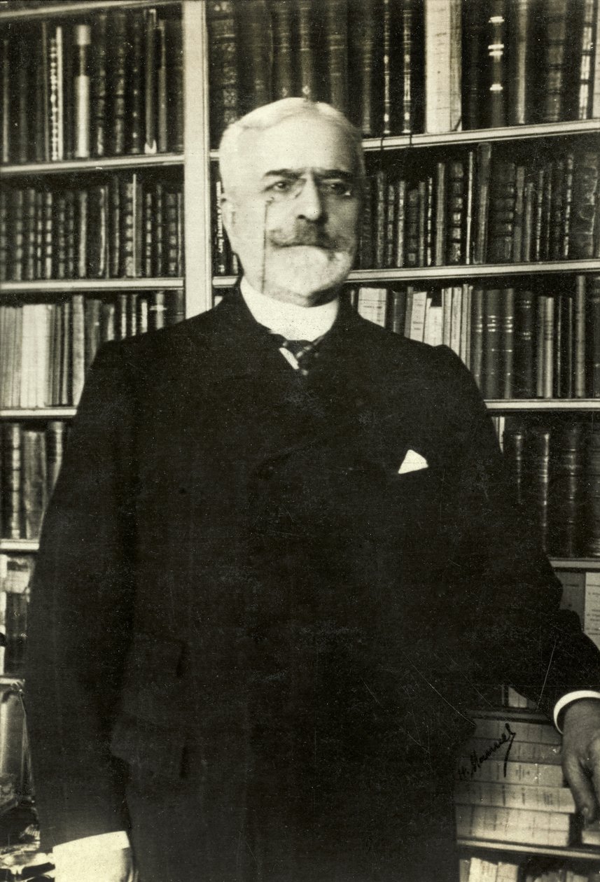 Portret van Edouard Robin (foto) door Henri Manuel