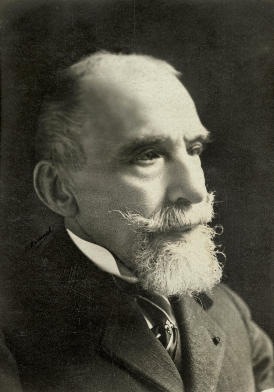 Portret van Ernest Daudet (foto) door Henri Manuel