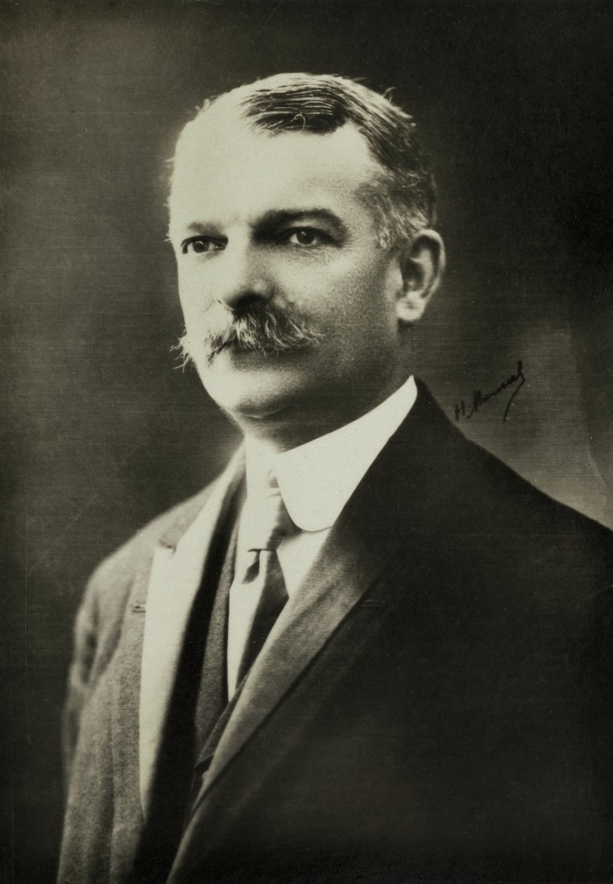 Portret van Raoul Peret (foto) door Henri Manuel