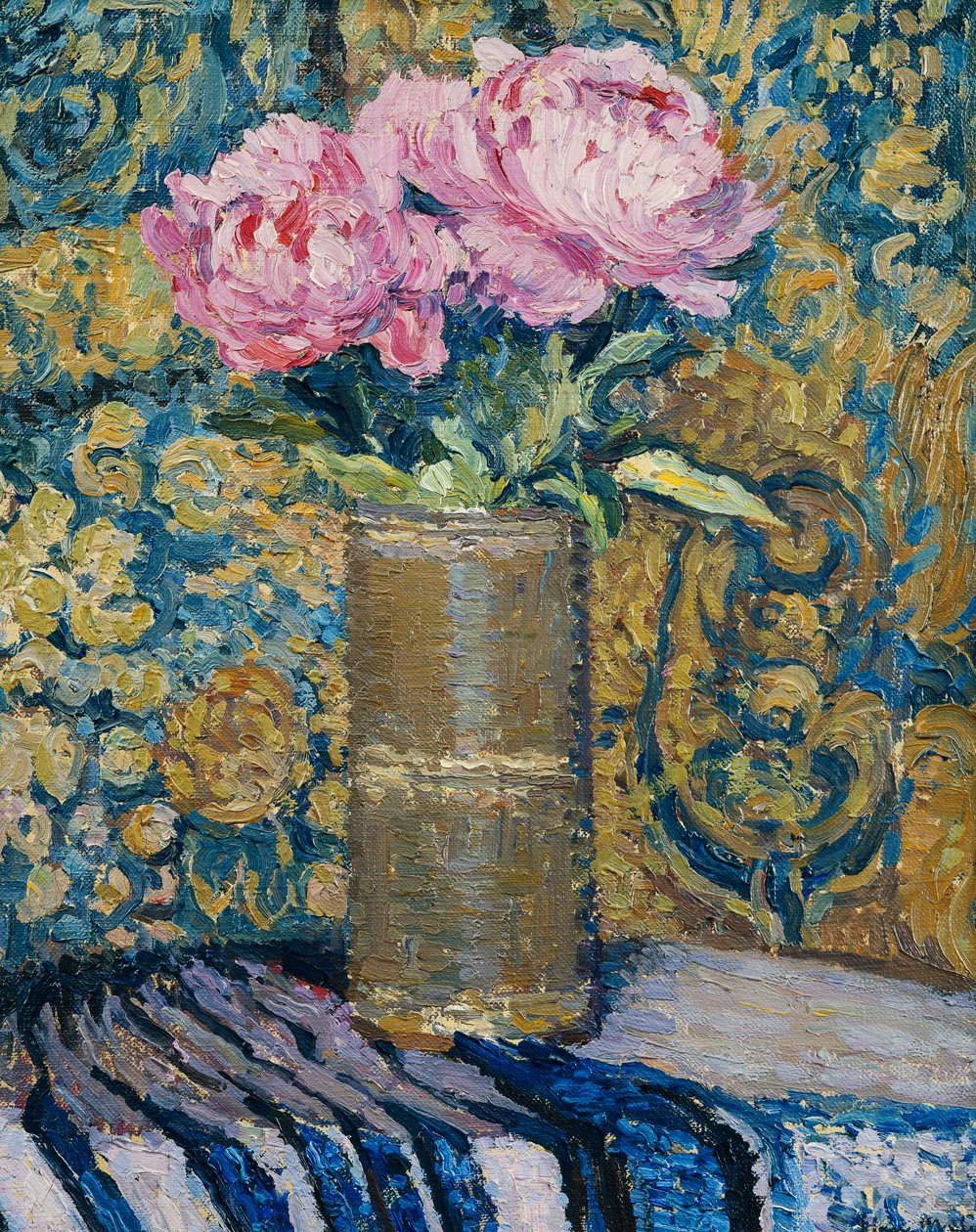 Boeket Pioenen door Henri Martin