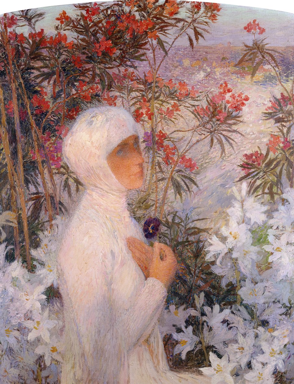 De dichteres door Henri Martin