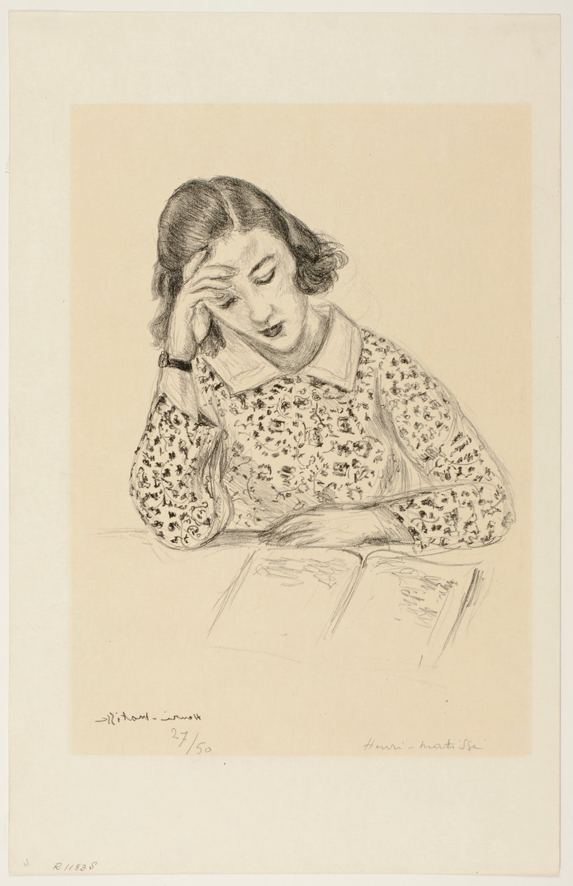 Een lezend meisje door Henri Matisse