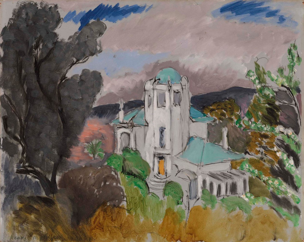 Blauwe Villa door Henri Matisse