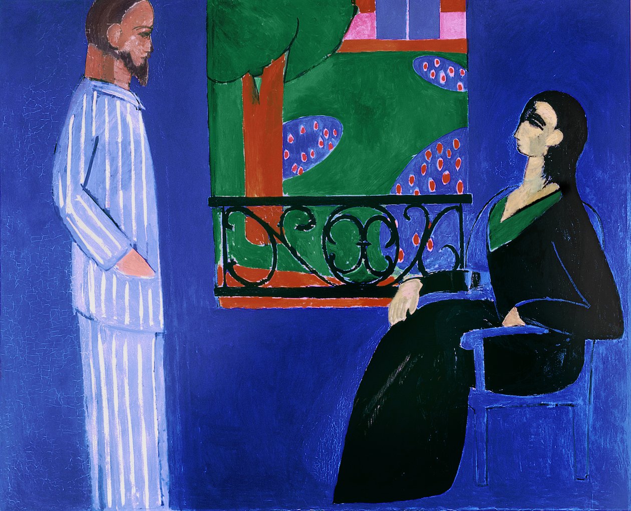 Gesprek door Henri Matisse