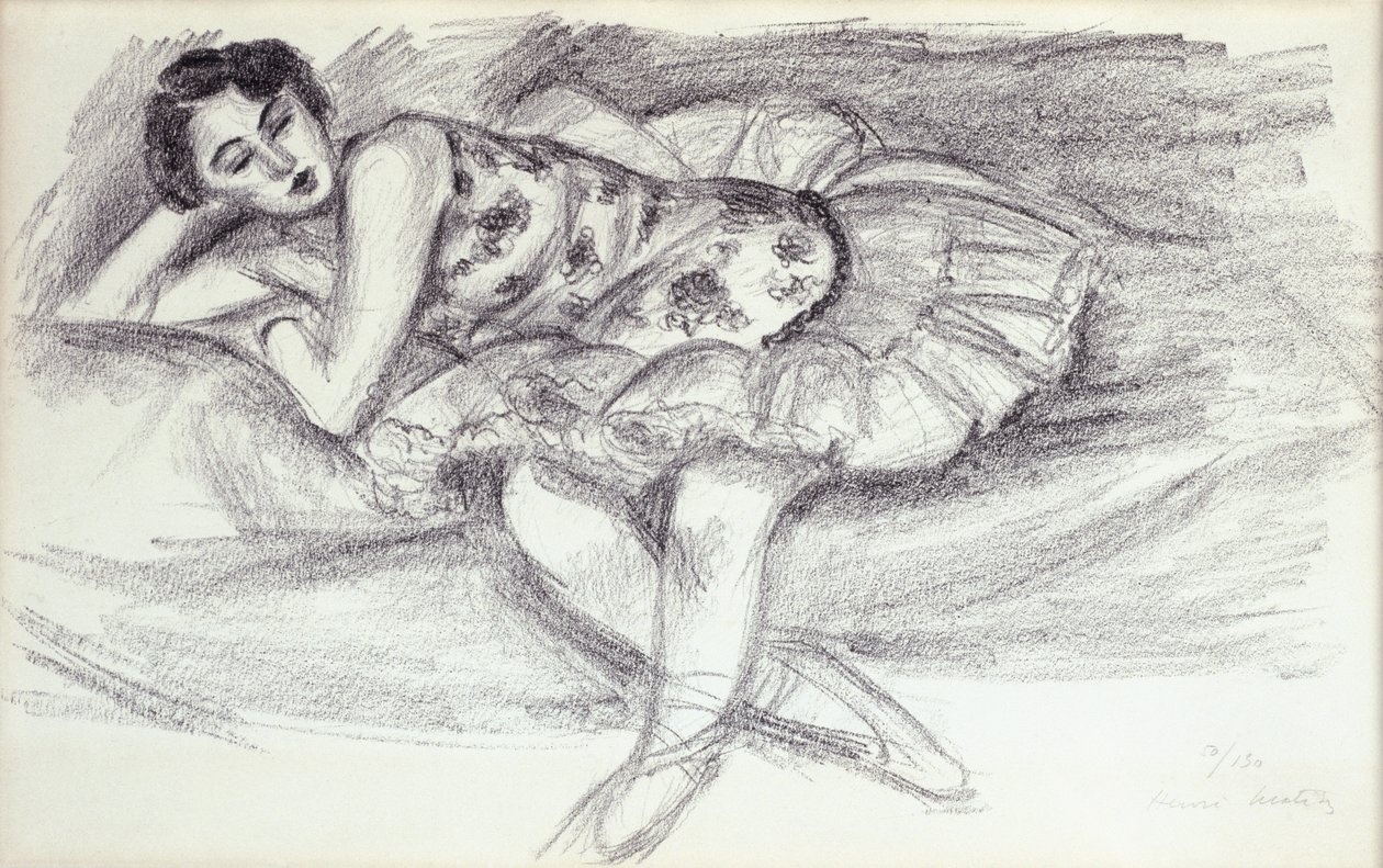 Danser op de bank van Ten Dancers door Henri Matisse
