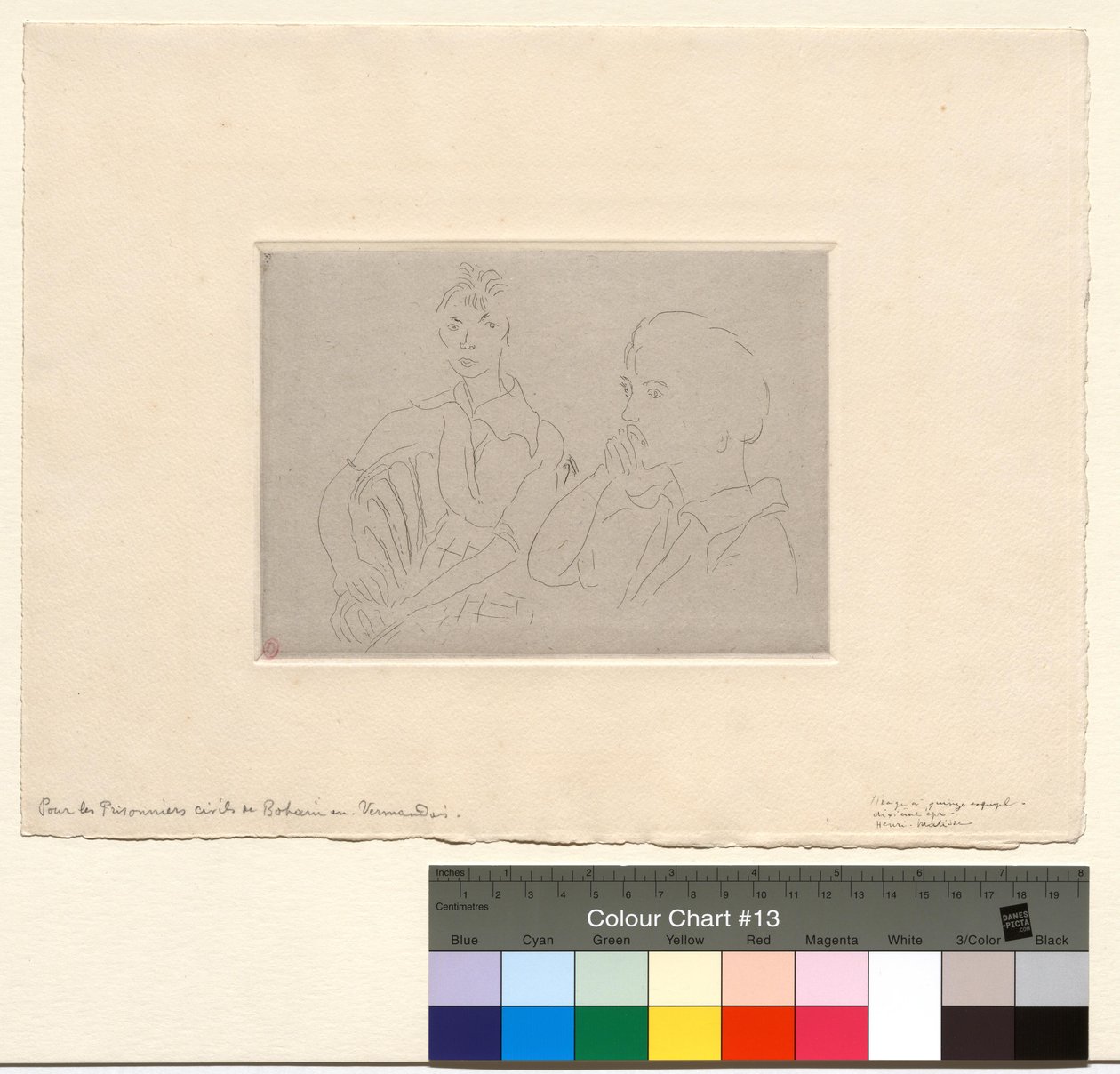 Dubbelportret van Josette Gris door Henri Matisse