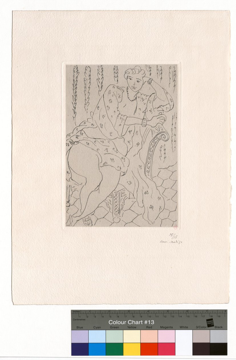 Figuur in Turkse fauteuil door Henri Matisse