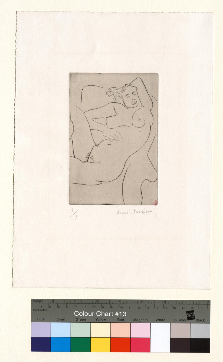 Slapende figuur door Henri Matisse