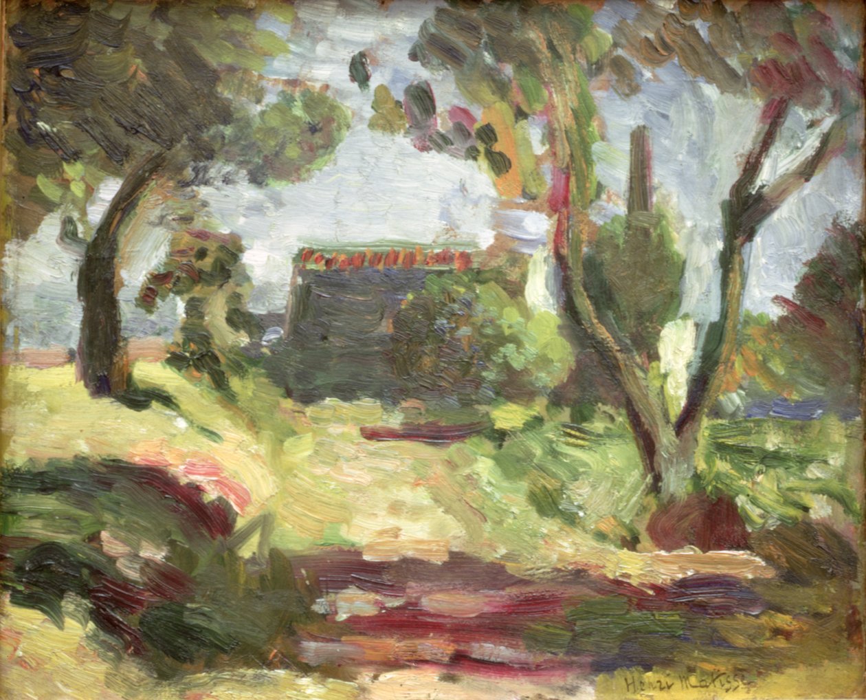 Tuin van de Oude Molen door Henri Matisse