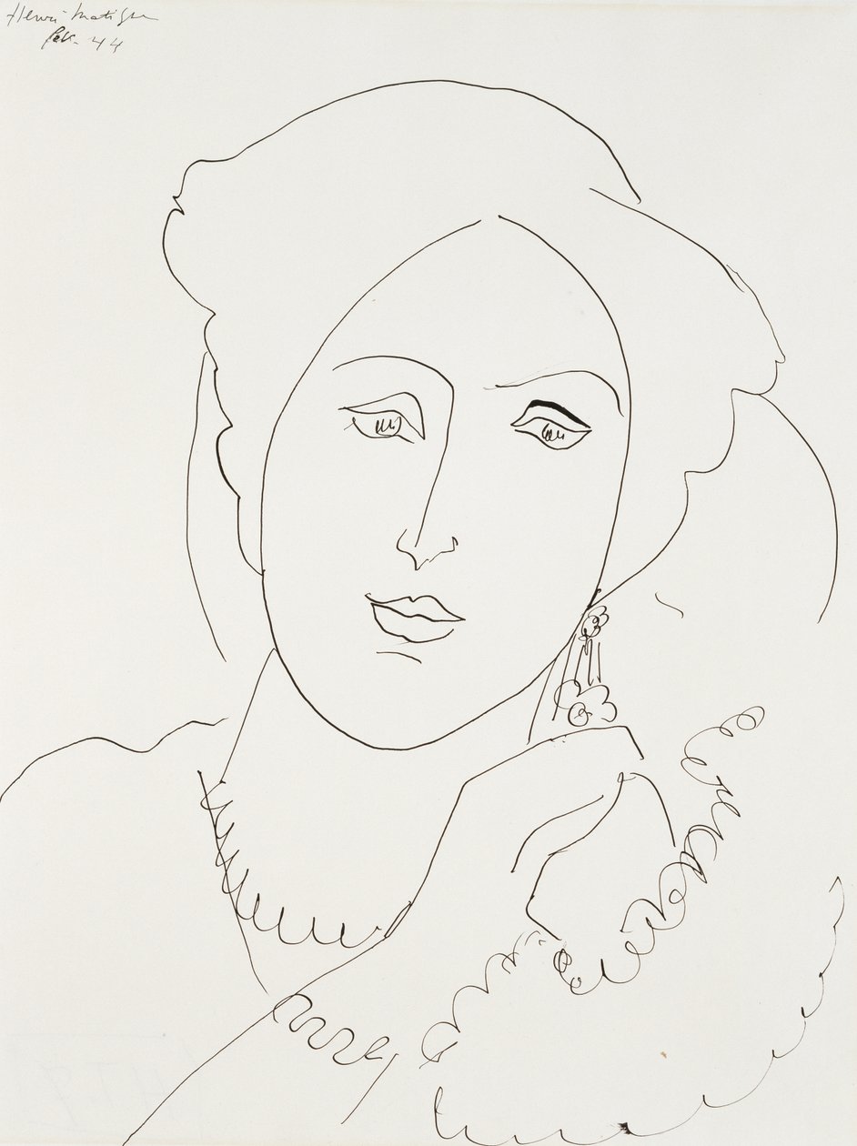 Hoofd door Henri Matisse